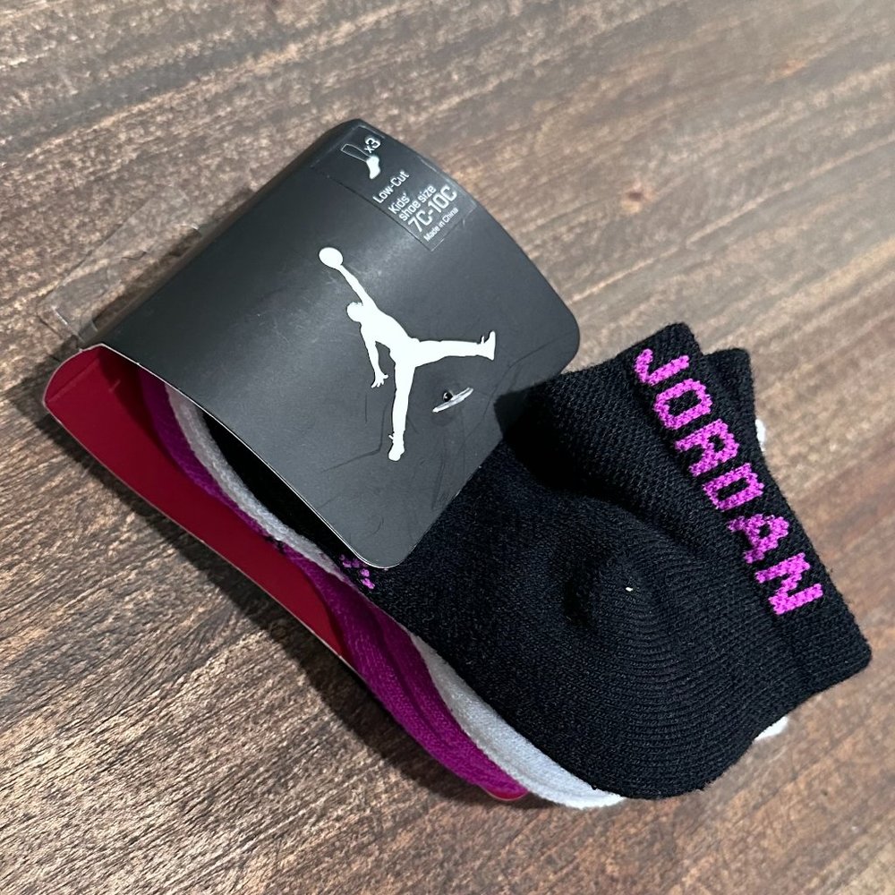 Nike Jordan little girls socks